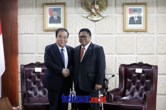 Terima Kunjungan Ketua Parlemen Korsel, DPD RI Bahas Investasi Daerah