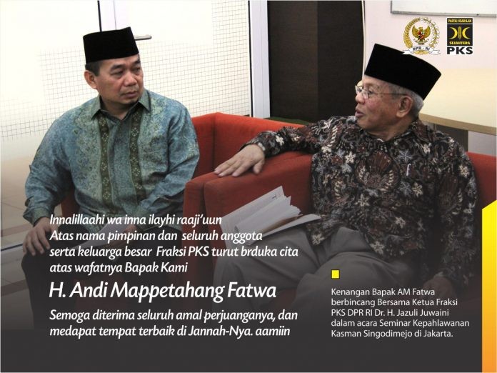 Ketua Fraksi PKS: Indonesia Kehilangan Tokoh Terbaik