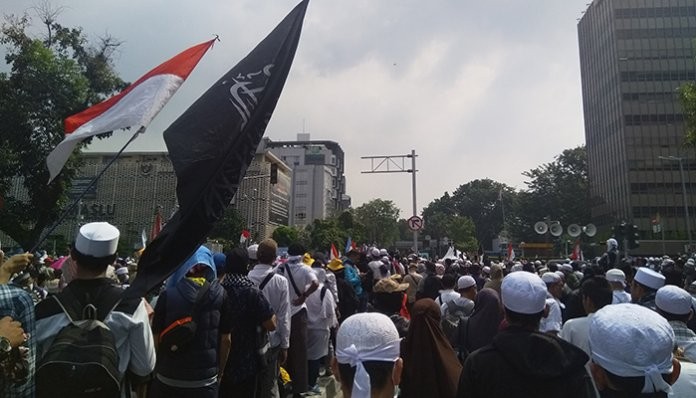 Massa Aksi 22 Mei Long March Dari Masjid Cut Meutia Ke Bawaslu