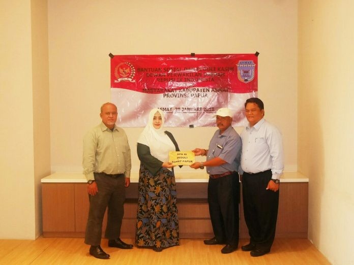 DPD RI Beri Bantuan Korban Gizi Buruk Di Asmat
