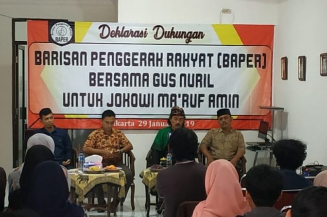 Jaga Pancasila dan NKRI, BAPER Deklarasi Dukungan Untuk Jokowi-Ma’ruf Amin