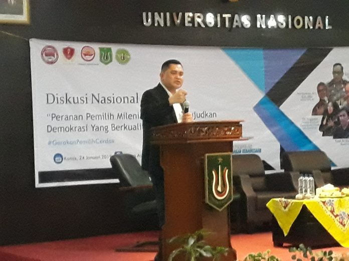 Wakasatgas Nusantara Polri: Milenial Punya Peran Penting Wujudkan Pemilu Berkualitas