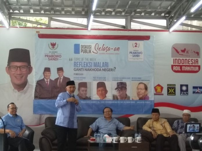 Amien Rais: Pak Jokowi Itu Emoh Demokrasi
