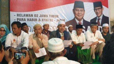 Relawan Prabowo Belasan Kota/Kab di Jatim Hadiri “Doa Anak Negeri” di Surabaya
