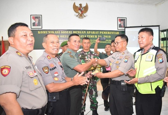 Ciptakan Sinergitas, Dandim 0831/Surabaya Timur Gelar Komsos