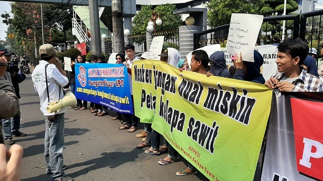 Geruduk Kantor Sri Mulyani, APPKSI Desak Jokowi Tak Tetapkan Pungutan Ekspor CPO
