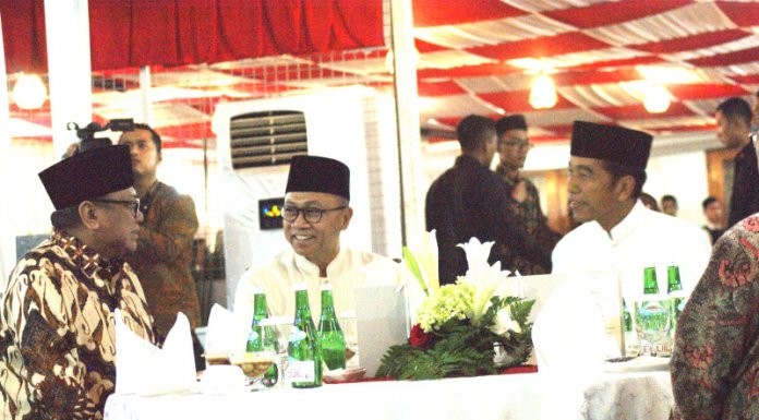 Buka Puasa di Rumah Ketua MPR, Presiden Jokowi: Kita Tadi Sepakat di Satu Meja