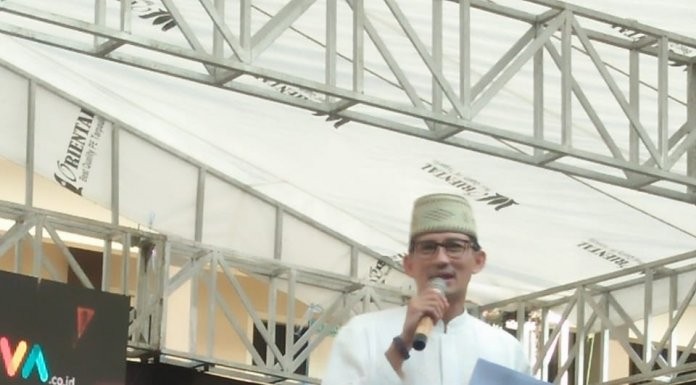 Cawapres Hadiri Tasyakuran Kemenangan Prabowo-Sandi di Kab.Bekasi