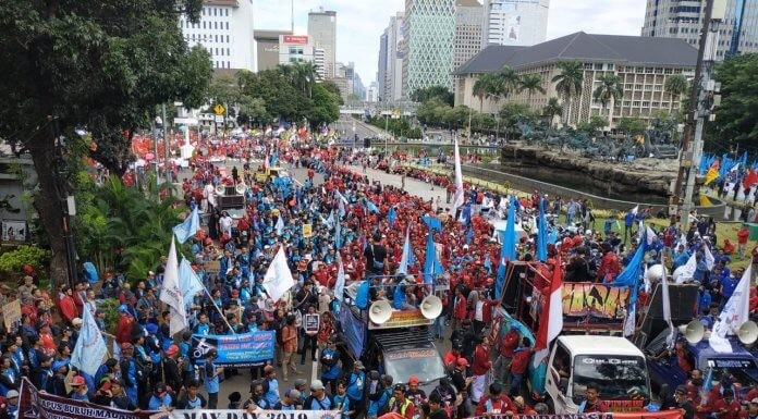 Peringatan Hari Buruh, SPSI Desak Pemerintah Cabut PP 78 Tahun 2015