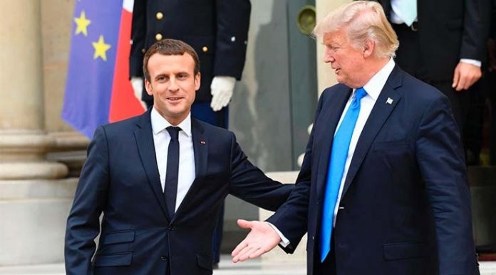 Macron – Trump Sepakat Selidiki Penggunaan Senjata Kimia Yang Menewaskan Lebih Dari 70 Warga Sipil di Suriah