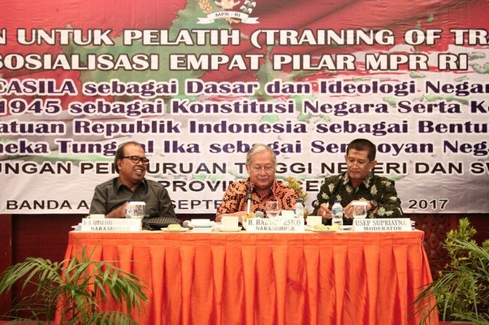 Hardisoesilo: Sosialisasi Empat Pilar MPR Berbeda Dengan P4 dan UKP-PIP