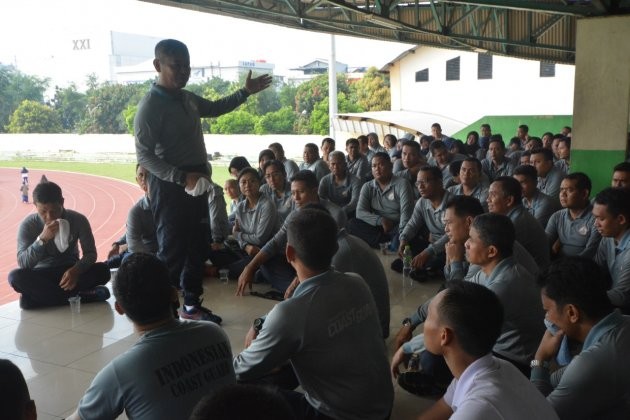 CPNS Bakamla Terima Wawasan Pelatihan Dasar Militer