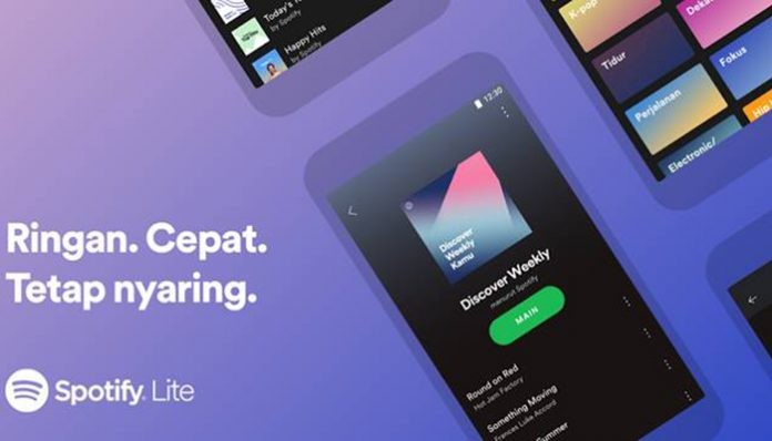 Aplikasi Musik Streaming Spotify Resmi Rilis Versi Lite