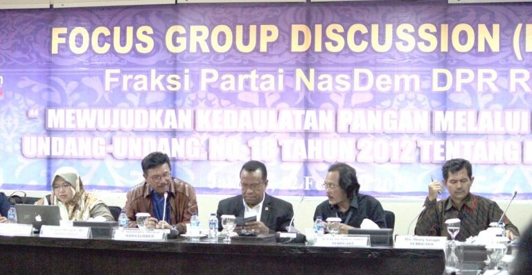 Penerapan UU Pangan Tak Sesuai dengan Kondisinya