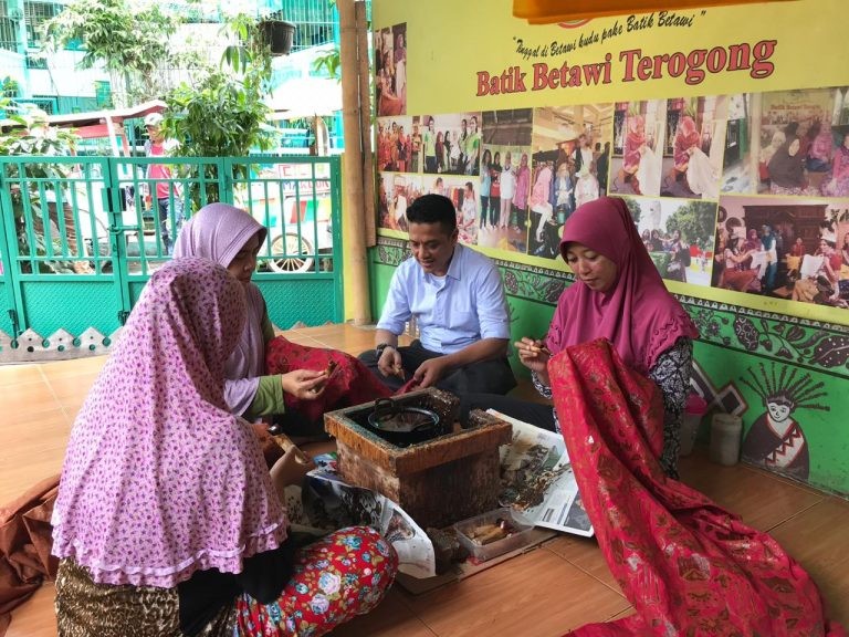 Diminati Turis Mancanegara, Caleg PPP Akan Perjuangkan Batik Betawi Terogong