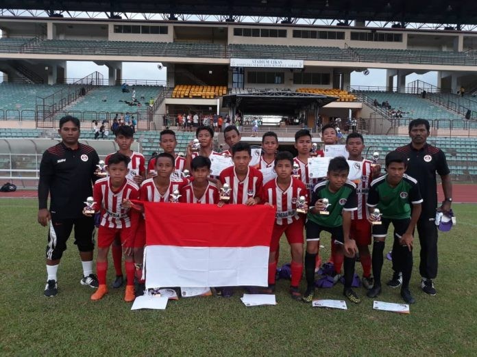 Timnas U-14 Raih Runner Up di Borneo Football Cup 2018