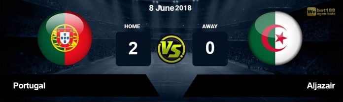 Turun Minum Babak Pertama, Portugal Gempur Aljazair 2-0