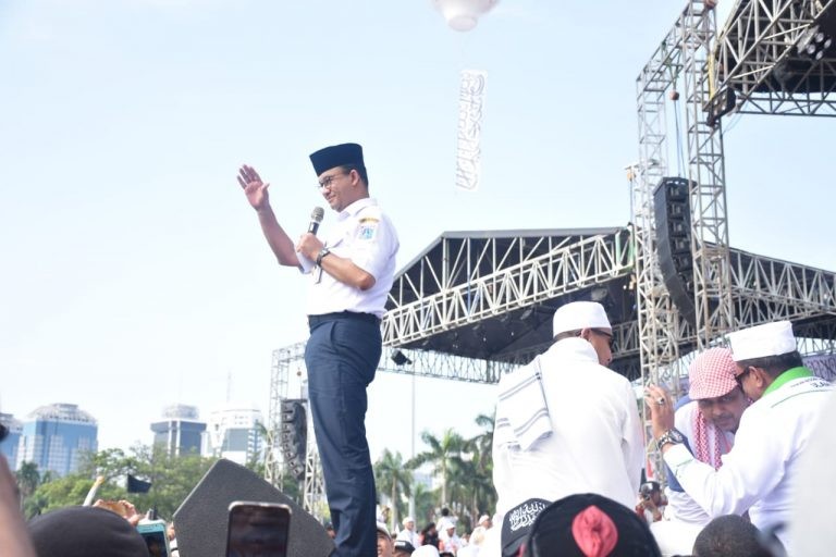 Anies Ajak Peserta Reuni 212 Jaga Persatuan dan Ketertiban