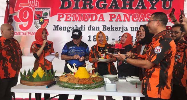 Pemuda Pancasila Gelar HUT Ke-59, Japto: Susah Senang Bersama