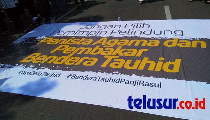 Massa Aksi Bela Tauhid Minta GP Ansor Dibubarkan