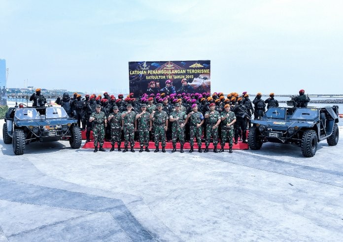 Panglima TNI Tinjau Latihan Satgultor TNI di Ancol