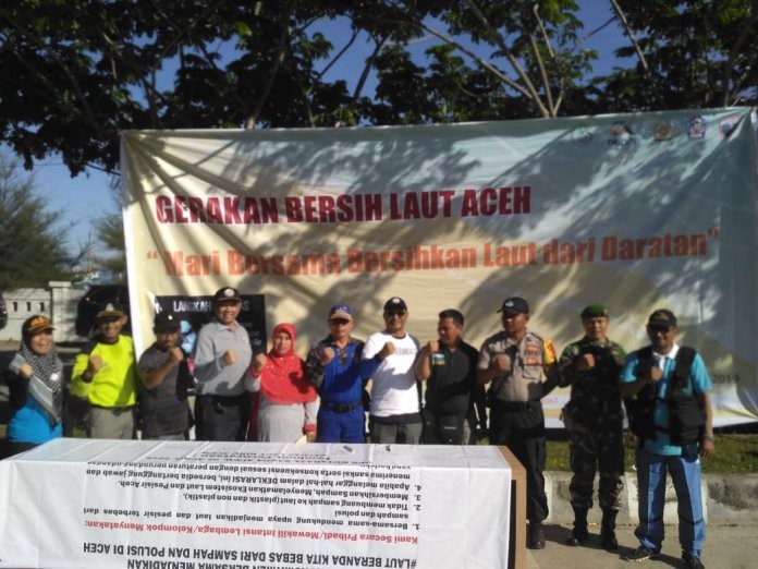 SPKKL Aceh Bakamla Turut Dalam Deklarasi Bersama Jaga Laut Bersih