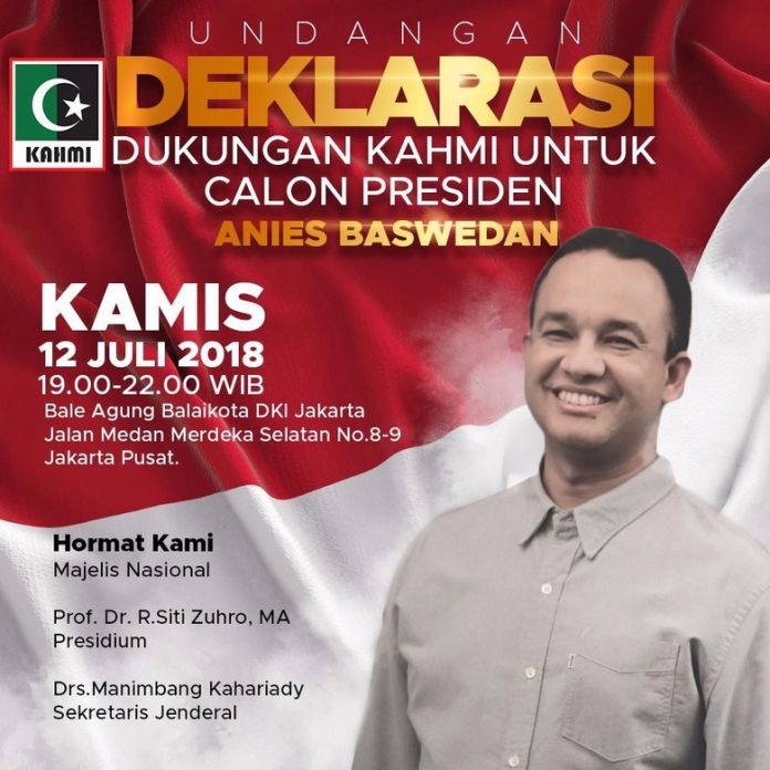 Deklarasi Anies Nyapres, KAHMI Diingatakan Tak Catut Nama HMI