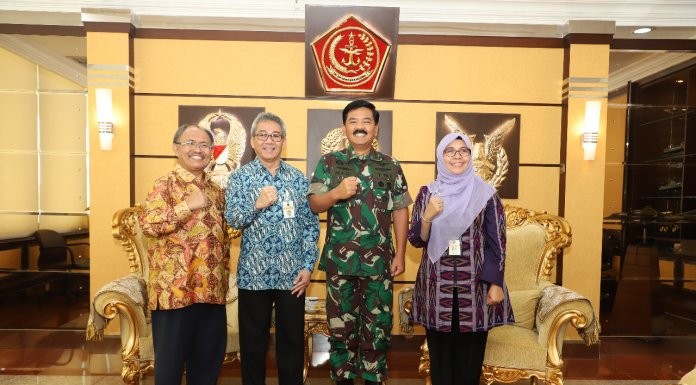Panglima TNI Terima Kakanwil Dirjen Pajak Jakarta Timur