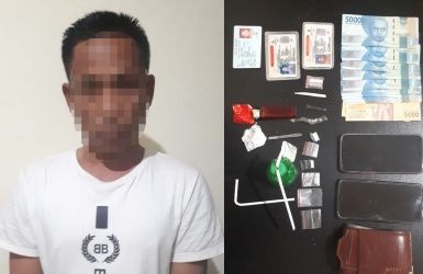 Sekuriti Proyek Ditangkap Reskrim Polsek Serang Baru