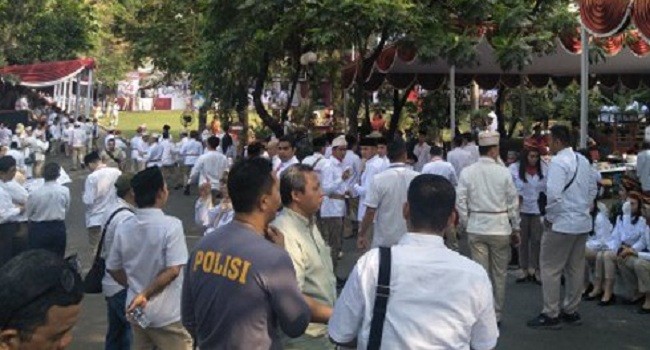 HUT RI, Prabowo Puji Kader Gerindra Hadiri Upacara Ketimbang Liburan