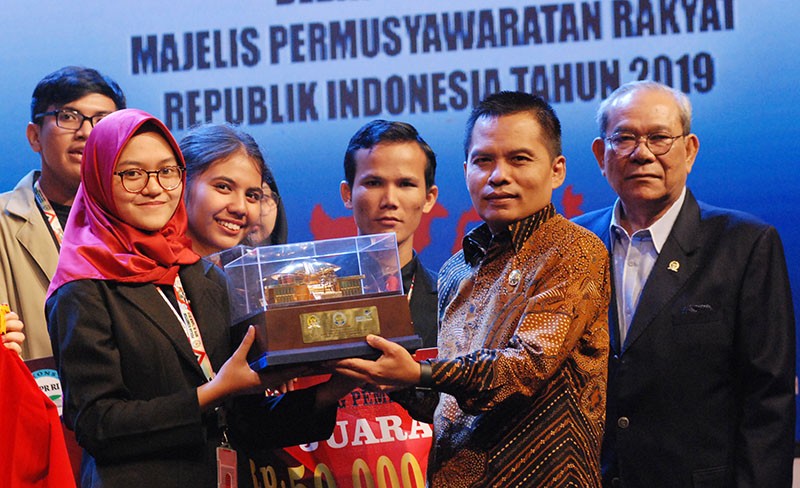 Debat Konstitusi MPR 2019 , Universitas Sumatera Utara Juara Pertama
