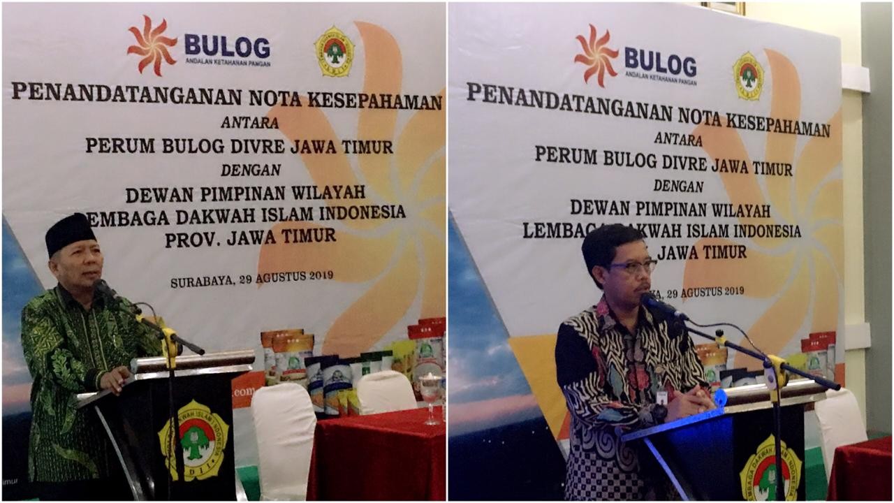 Anyar! Pondok Pesantren Binaan LDII Jatim jadi Tempat Pemasaran Produk Bulog