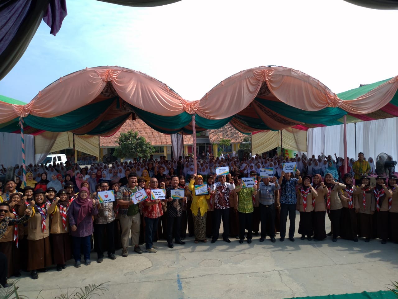 Sosialisasi di SMAN 1 Pebayuran, Beni Saputra: Citarum Harum Program Strategis Nasional