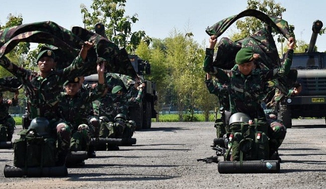 Jelang Latgab Tni 2019, Armed 12/Divif-2/Kostrad Gelar Pasukan Dan  Alutsista
