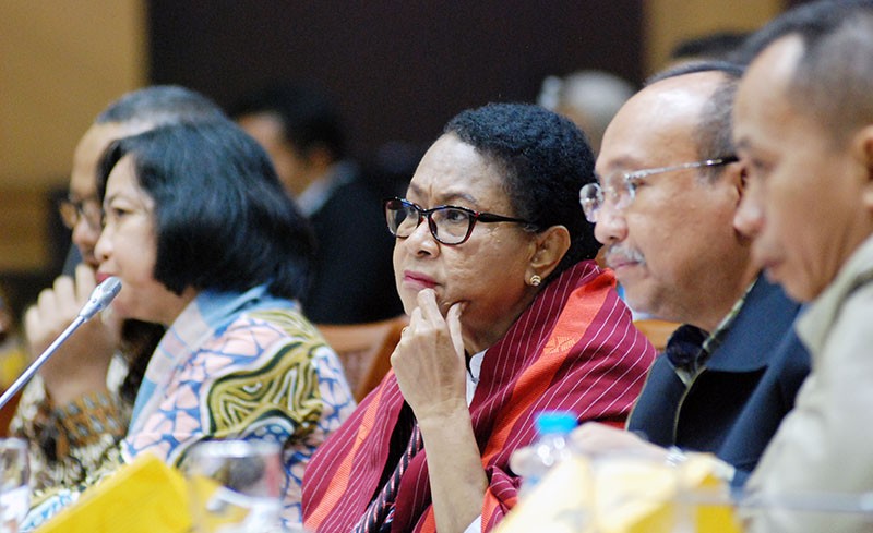 Menteri PPPA Serius Bahas Anggraran 2020