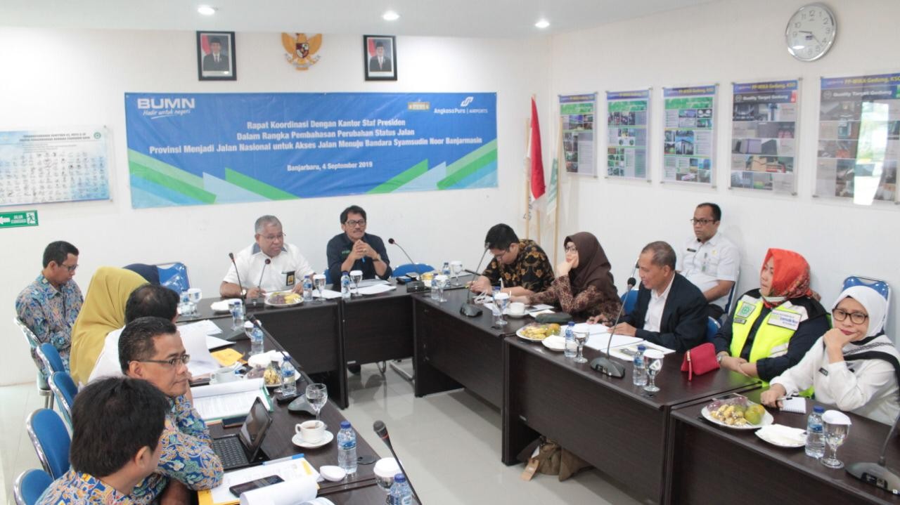 Perwakilan KSP Pimpin Rakor Pembahasan Perubahan Jalan Menuju Bandara