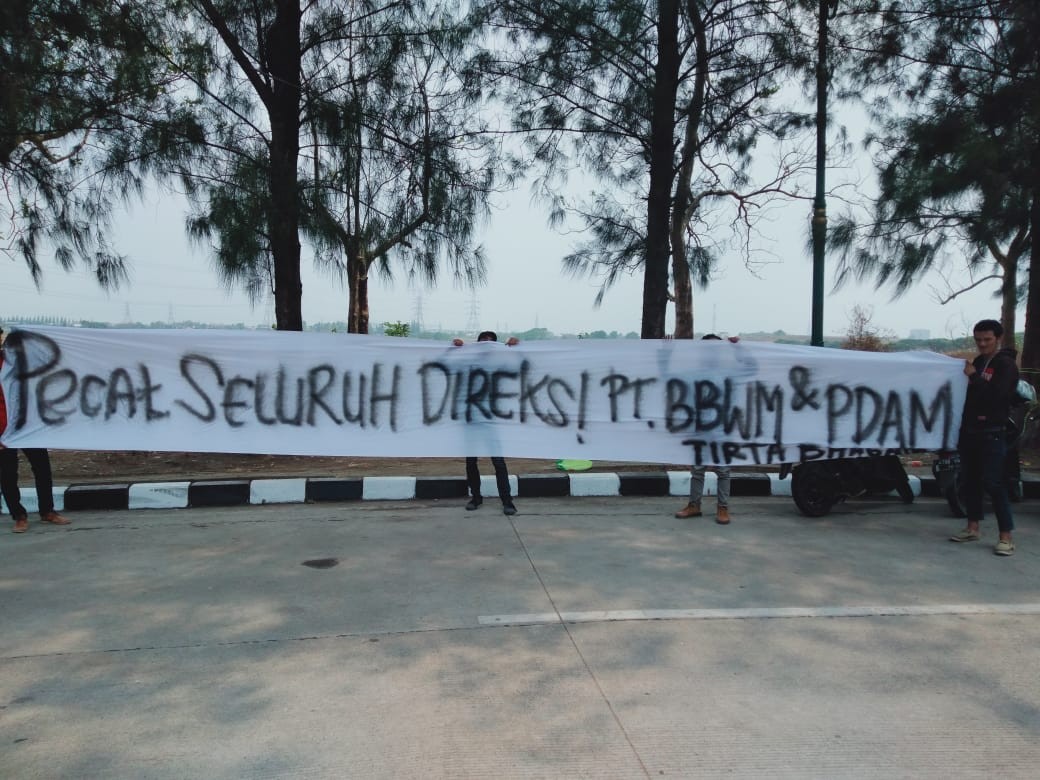 PAD Melorot, Pemuda Karya Tuding Direksi BBWM dan PDAM Tirta Bhagasasi Bohongi Rakyat Bekasi