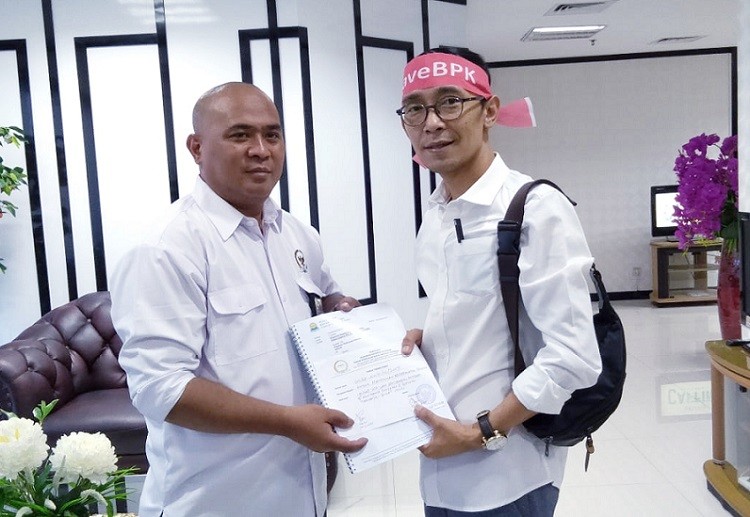 Solidaritas Selamatkan BPK Laporkan Pimpinan Komisi XI DPR ke MKD