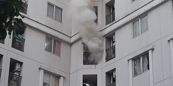Kebakaran Aparteman Kalibata City, Dua Orang Luka