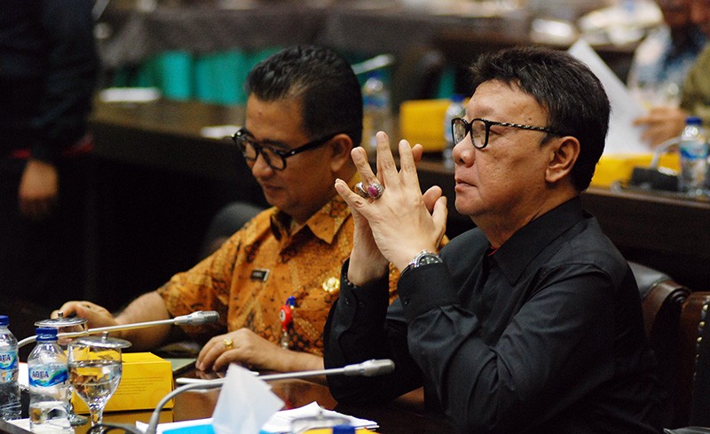 Mendagri Raker Dengan Baleg DPR