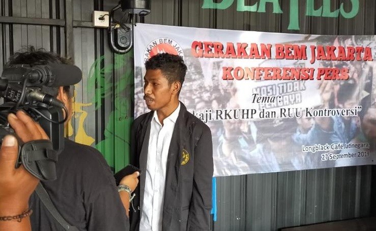 Gerakan BEM Jakarta Ajak Mahasiswa Kaji RKUHP
