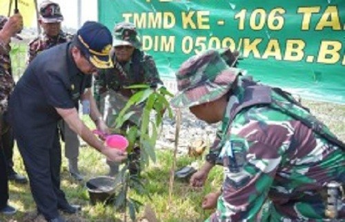 Buka TMMD Ke-106, Sekda Bekasi Harapkan TNI Terus Menumbuhkan Kebersamaan