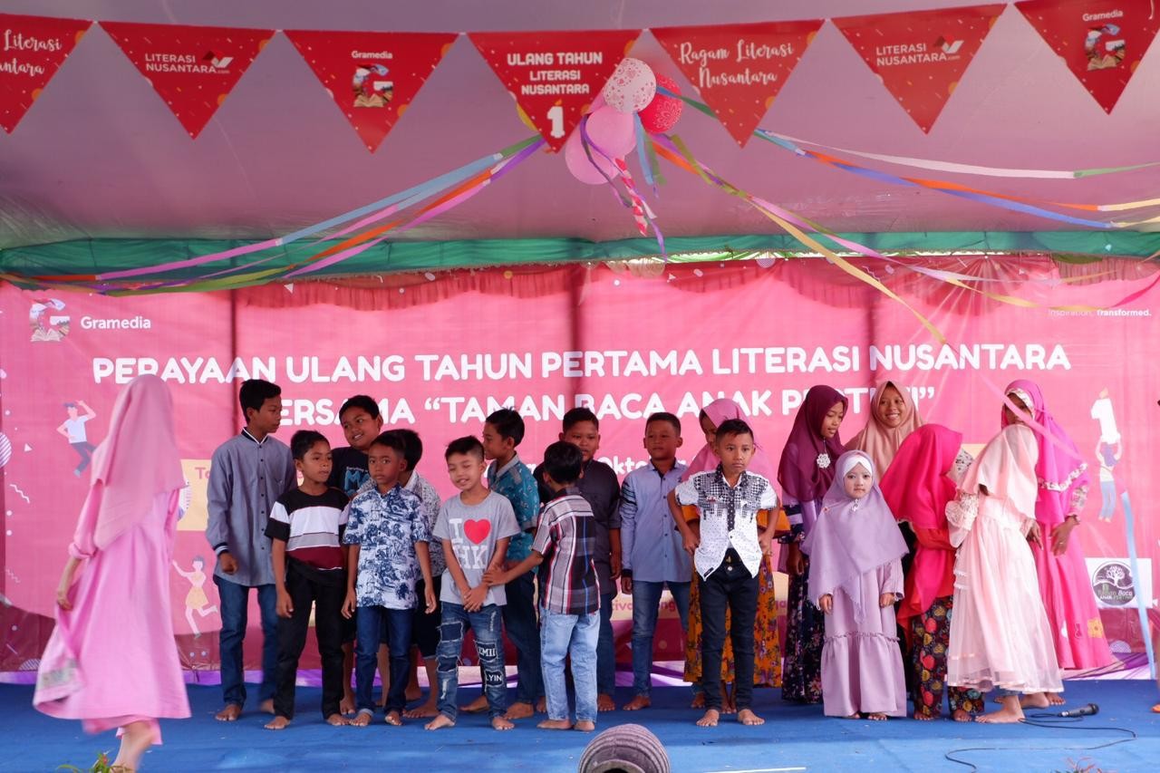 Sekda Lamongan Membuka Perayaan Ulang Tahun Literasi Nusantara yang Pertama