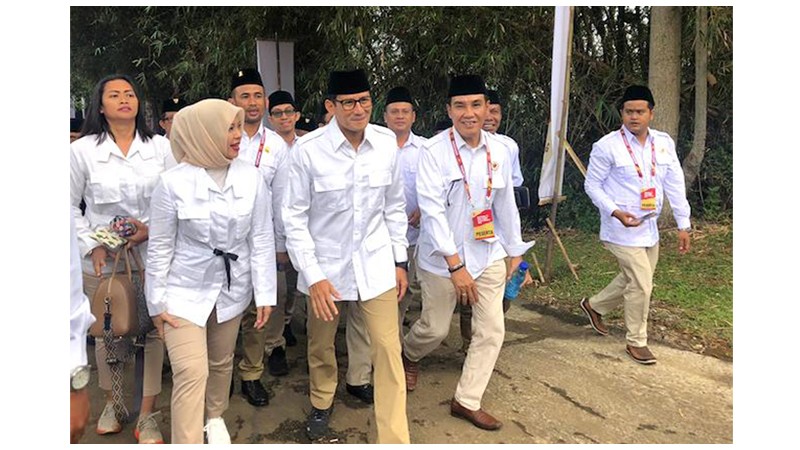 Kembali, Sandiaga Uno Hadir di Rapimnas Partai Gerindra