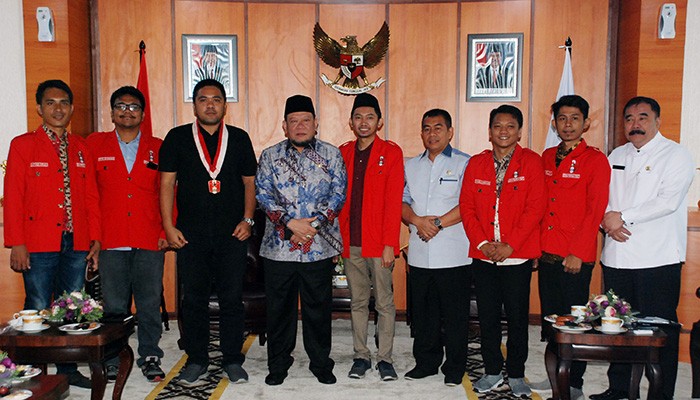 Ketua DPD RI Lanyala Mahmud Mattalitti  Minta Mahasiswa Ikut Dorong Percepatan Pembangunan