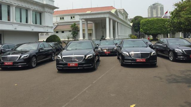 Pelantikan Jokowi, Istana Sewa 18 Mercy untuk Tamu Negara