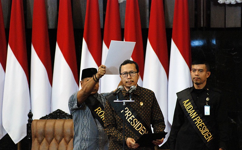 Peragaan Pelantikan Presiden Terpilih