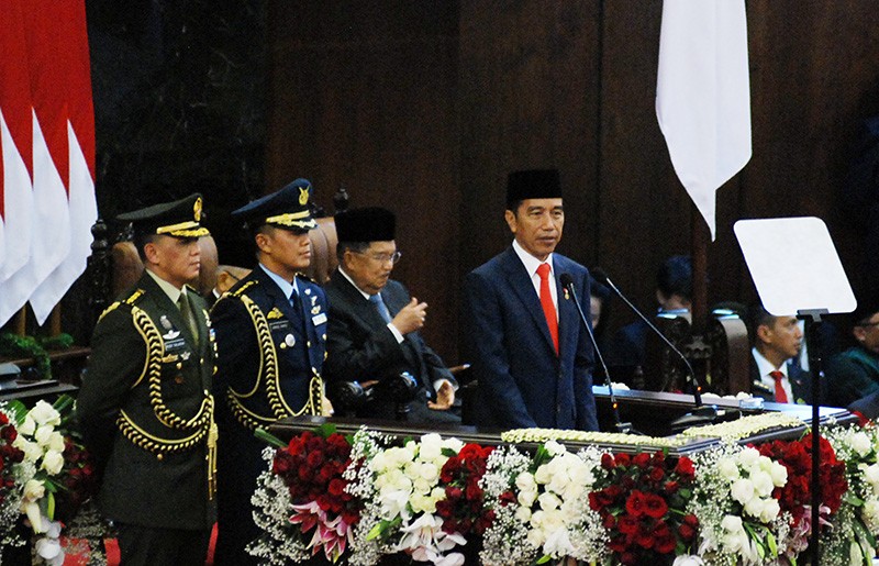 Pidato  Kenegaraan Pertama Presiden Joko Widodo