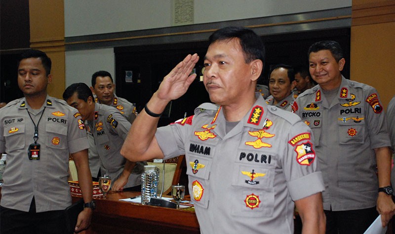 Komjen Idham Azis Ikuti Fit And Proper Test Kapolri