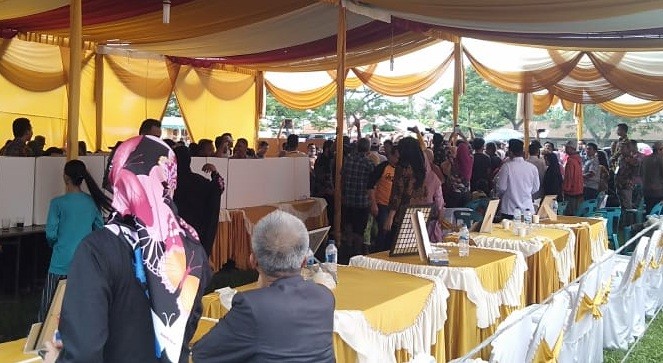 Terancam Batal, Pilkades di Desa Firdaus Serdang Bedagai Berlangsung Ricuh